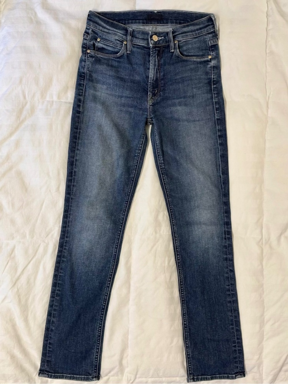 Mother The Mid Rise Dazzler Ankle Jeans On The Edge 25